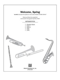 Welcome, Spring 
