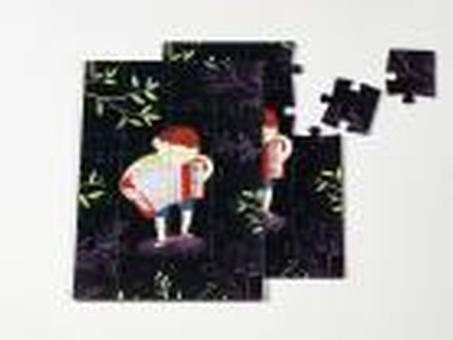 Magnetic Puzzle With Accordionist 