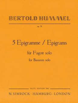 Five Epigrams Op. 51 