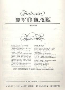 Humoresque in G Flat Op. 101/7 