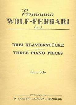 Three Piano Pieces Op. 14 