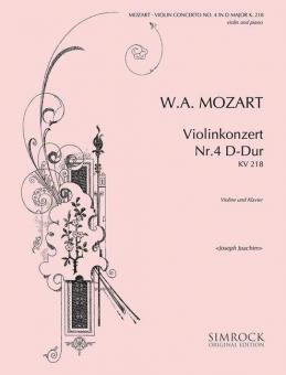 Violin Concerto No. 4 D Major K 218 