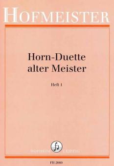 Horn-Duette alter Meister Heft 1 