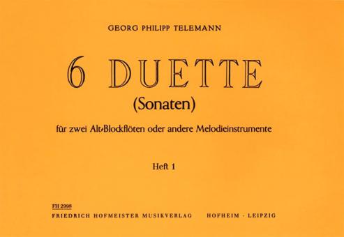 6 Duette (Sonaten) Band 1 