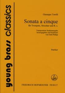 Sonate a cinque für Trompete, Streicher und B. c. 