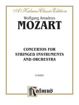 Concerto K. 219, Adagio for Violin K. 261, Rondos K. 269, K. 373, Concertone K. 190 Standard