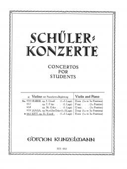 Concertino e-Moll op. 31 