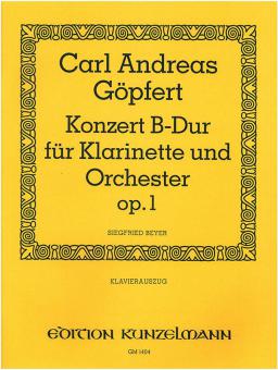 Clarinet Concerto in B flat major, Op.1 