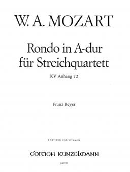 Rondo in A Major, K 464a (KV Anh. 72) 