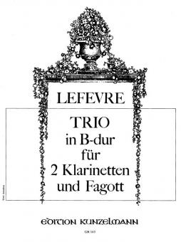 Trio in B flat major for 2 Clarinets and Bass 