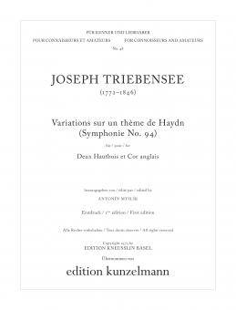 Variations sur un thème de Haydn (Symph.94) 