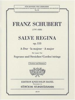 Salve Regina in A D676/Op. 153 