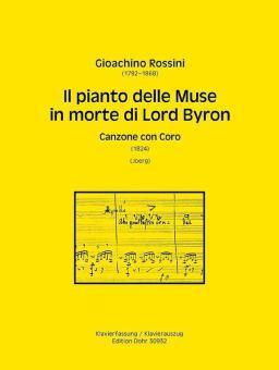 Il pianto delle Muse in morte di Lord Byron  - Canzone con Coro 