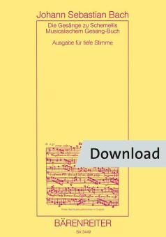 I canti dell'innario di G. Chr. Schemelli BWV 439-507 Download