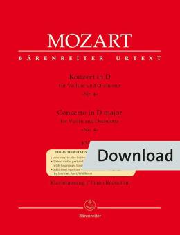 Concerto n. 4 in re maggiore KV 218 Download
