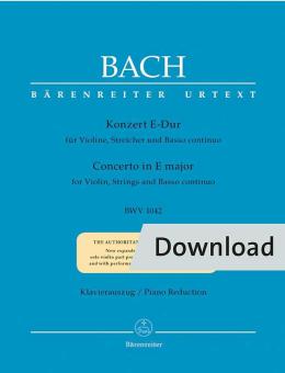 Concerto in Mi maggiore BWV 1042 Download