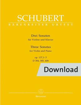 3 Sonate (Sonatinas) op. post. 137 Download