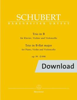 Trio in si bemolle maggiore op. 99 D 898 Download
