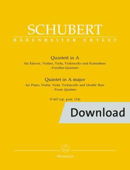 Quintetto per pianoforte D 667 Download