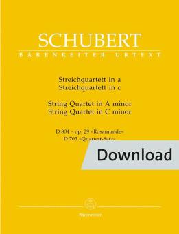 Quartetto per archi in la minore e do minore Download