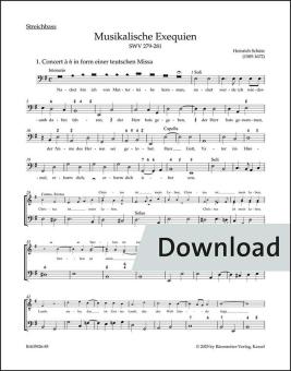 Musical Exequien SWV 279-281 Download