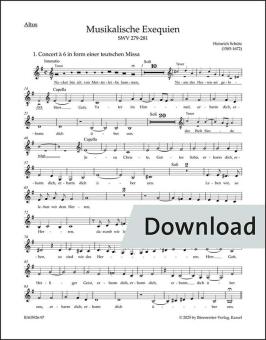 Musical Exequien SWV 279-281 Download