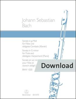 Sonata in sol minore BWV 1020 Download