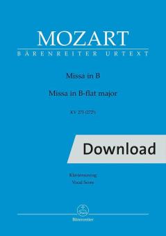 Missa in si bemolle KV 275 (272b) Download
