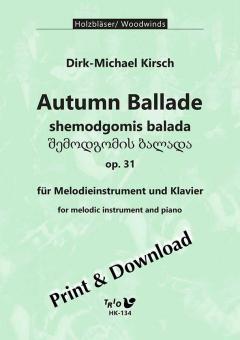 Autumn Ballade - shemodgomis balada op. 31 
