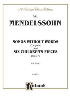 Songs Without Words, Op. 102, No. 4 