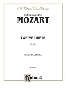 Twelve Duets, K. 487 Download
