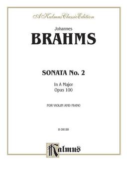 Sonata In A Major, Op. 100 