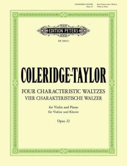 4 Valzer caratteristici op. 22 