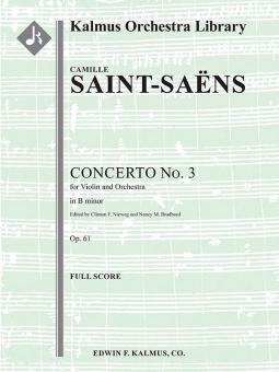 Concerto for Violin No. 3 in B minor, op. 61 