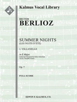 Les Nuits d'été (Summer Nights), Op. 7 No. 1 