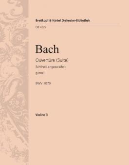 Ouvertüre (Suite) in g-Moll 