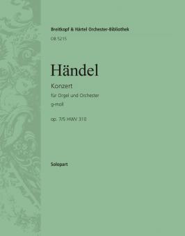 Orgelkonzert Nr. 11 g-moll op. 7/5 HWV 310 