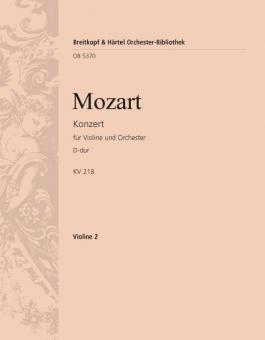 Konzert für Violine und Orchester (Nr. 4) D-Dur KV 218 