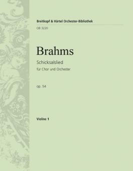 Schicksalslied op. 54 ('Ihr wandelt droben im Licht') für Chor und Orchester 