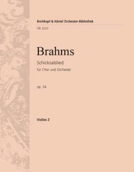 Schicksalslied op. 54 ('Ihr wandelt droben im Licht') für Chor und Orchester 
