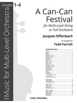 A Can-Can Festival 