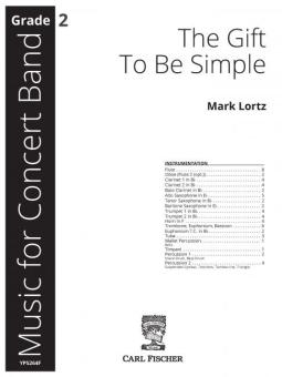 The Gift To Be Simple 