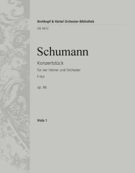 Konzertstück für 4 Hörner und Orchester F-Dur op. 86 