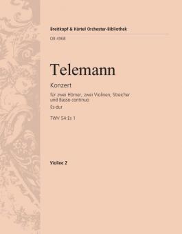 Konzert Es-Dur TWV 54:Es 1 
