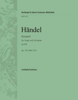 Orgelkonzert Nr. 11 g-moll op. 7/5 HWV 310 