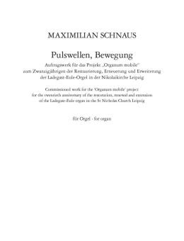 Pulswellen, Bewegung 