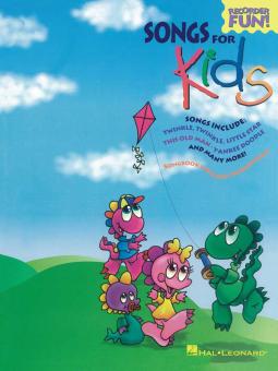 Songs For Kids Book Only For Recorder 