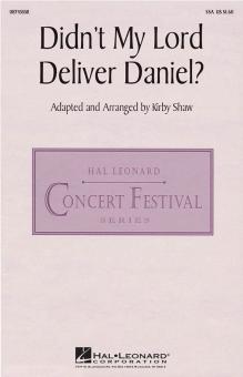 Didn't My Lord Deliver Daniel? 