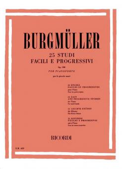 25 Studi Facili E Progressivi Op. 100 