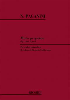 Moto Perpetuo Op. 11 No. 6 Violin Piano 
